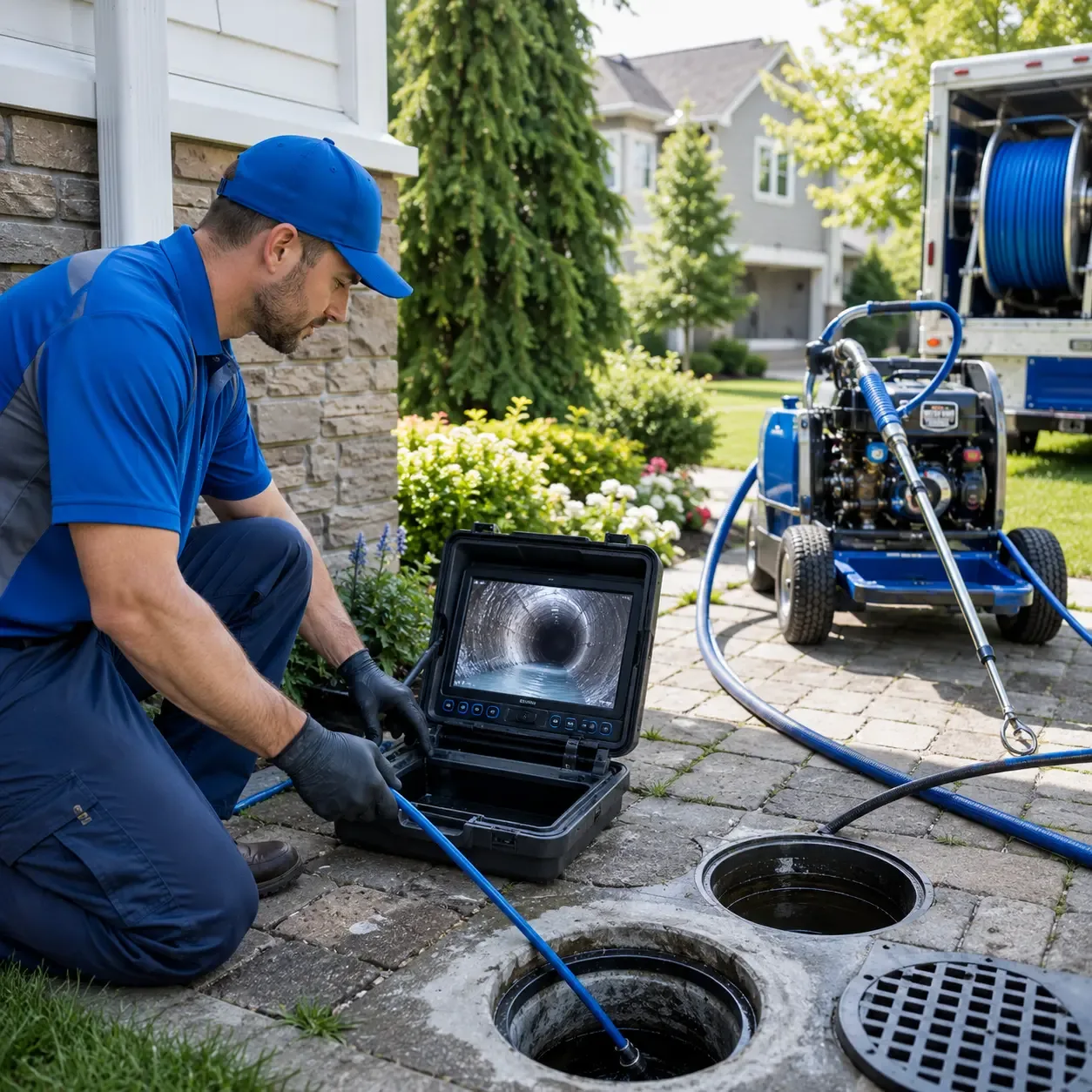 Outdoor drain cleaning professionals serving Westerville, NE