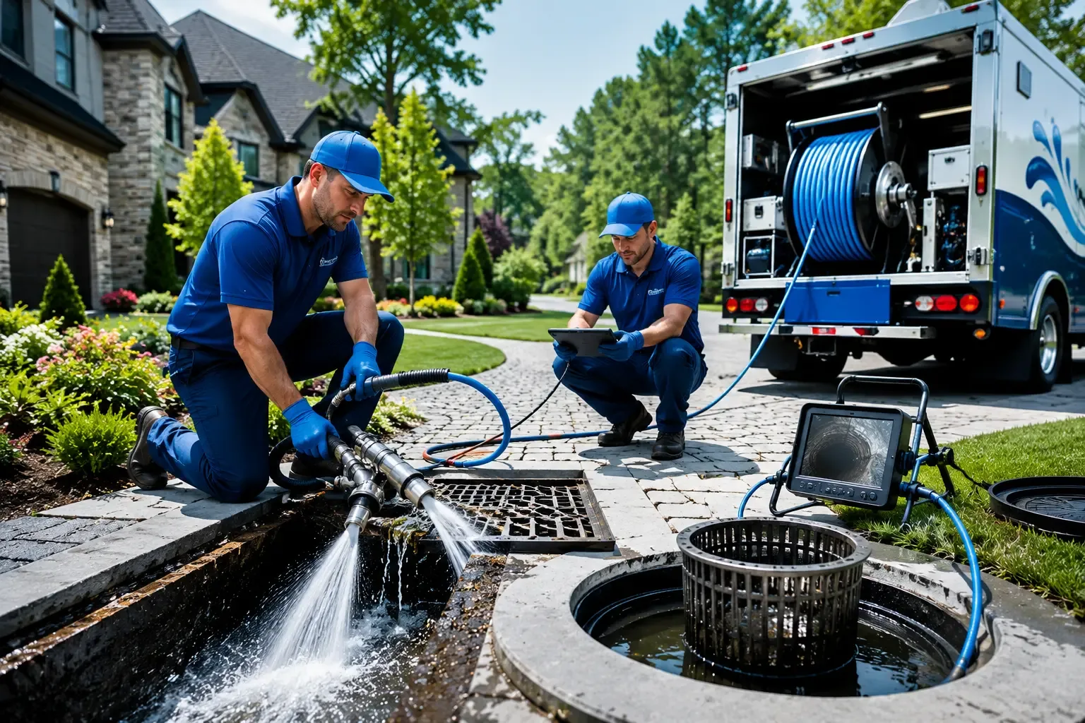 Local outdoor drain cleaning professionals in Westerville, NE
